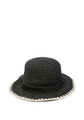 By Malene Birger woven-trim hat - Black