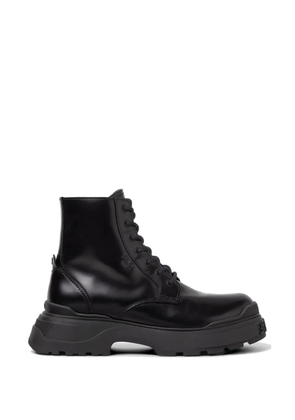 FENDI leather boots - Black