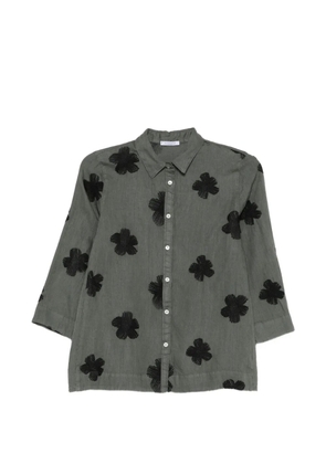Rosso 35 floral shirt - Green