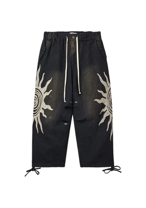 Vale sun graphic trousers - Black
