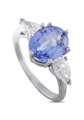 LB Exclusive tanzanite diamond ring - Silver