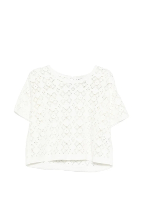 BOMPARD openwork crochet blouse - White