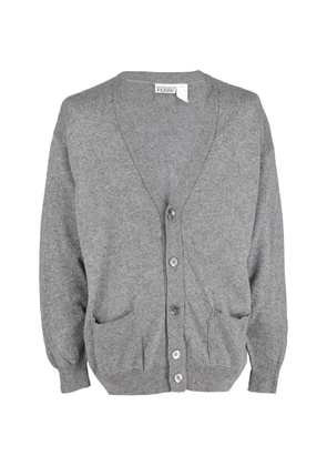 Gianfranco Ferré Pre-Owned fine-knit cardigan - Grey