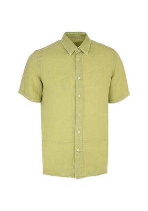 120% Lino contemporary fit shirt - Green