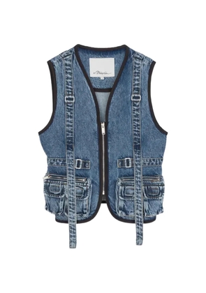 3.1 Phillip Lim buckle pocket gilet - Blue