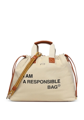 V°73 Responsibility shoulder bag - White