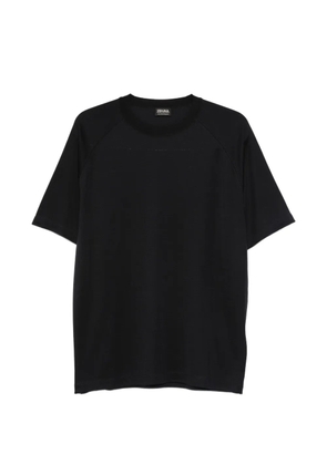 Zegna crew-neck short-sleeve T-shirt - Black