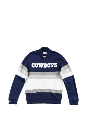 Mitchell & Ness NFL 'Dallas Cowboys' stripe full zip sweater - Blue