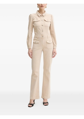 Morgan button pocket jumpsuit - Neutrals