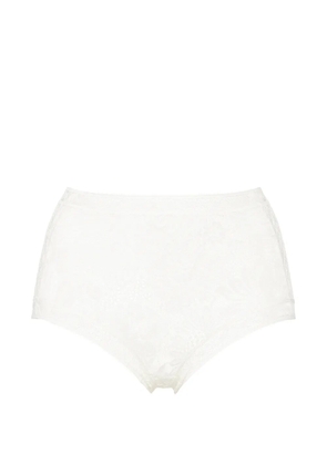 ERES Volute high-waisted lace briefs - Neutrals