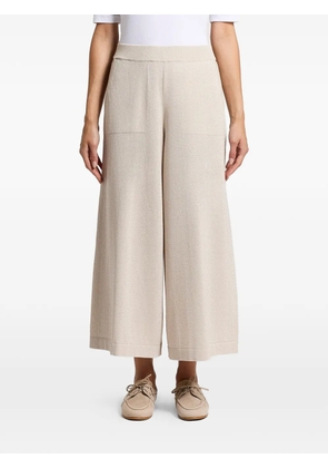 Peserico lurex-detail trousers - Neutrals