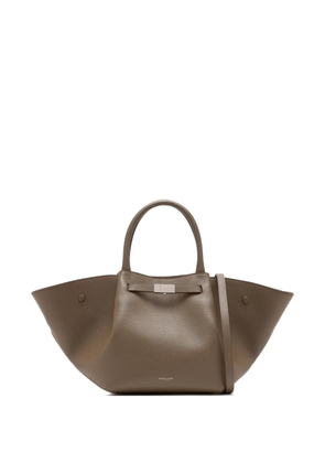DeMellier midium The New York grained leather tote bag - Brown
