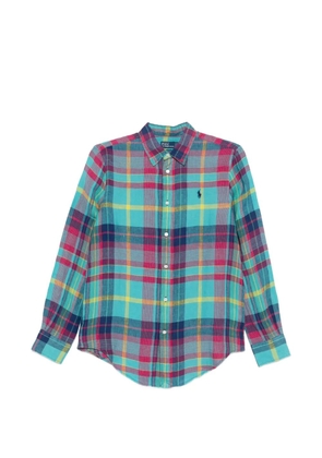 Polo Ralph Lauren long sleeve checked shirt - Blue