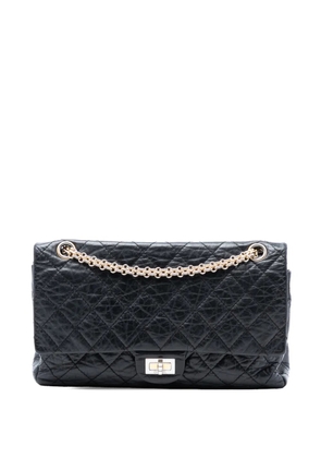 CHANEL Pre-Owned 2009-2010 Quilted Aged Calfskin Reissue 2.55 Double Flap 226 shoulder bag - Black