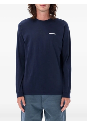Patagonia P-6 Logo Responsibili long-sleeve graphic-print T-shirt - Blue