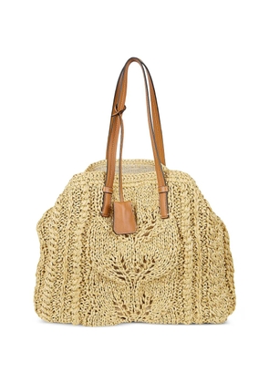 Ermanno Scervino raffia tote bag - Neutrals