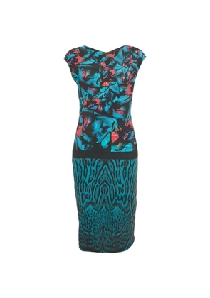 Roberto Cavalli Vintage jersey printed midi dress - Blue