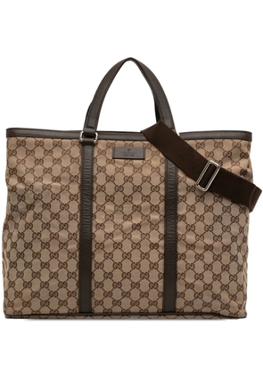 Gucci Pre-Owned 2016-2026 GG Canvas Joy Tote satchel - Brown