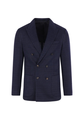 Eleventy double-breasted blazer - Blue