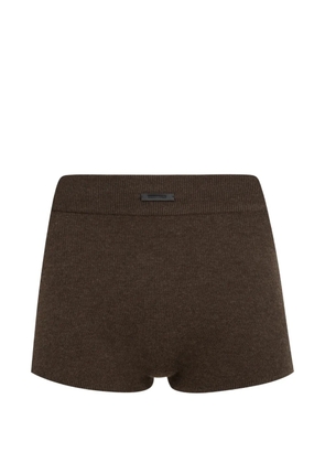 FEAR OF GOD ESSENTIALS Rib Boy shorts - Brown