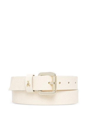 Patrizia Pepe logo-detail belt - Neutrals