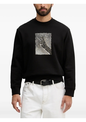 Armani Exchange graphic-print sweatshirt - Black