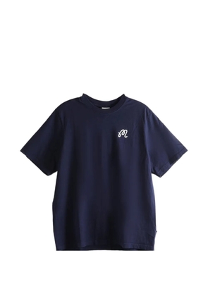 Malbon Golf logo detail T-shirt - Blue