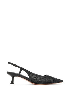 NICOLI Mysha crystal-embellishment pumps - Black