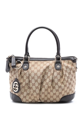 Gucci Pre-Owned 2016-2026 GG Canvas Sukey satchel - Brown