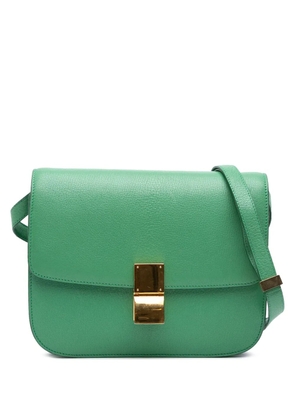 Celine Pre-Owned 2015 Medium Calfskin Classic Box crossbody bag - Green