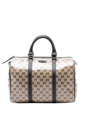 Gucci Pre-Owned 2016-2025 Medium GG Crystal Joy boston bag - Brown