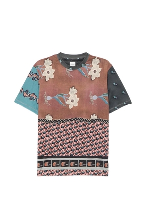 Paul Smith floral-print T-shirt - Brown