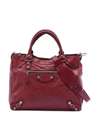 Balenciaga Pre-Owned 2012 Lambskin Motocross Giant 12 Velo satchel - Red