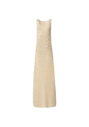 Fabiana Filippi knitted maxi dress - Neutrals
