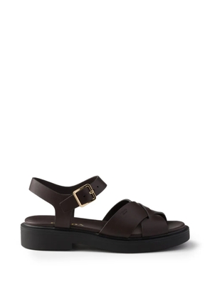 Prada leather sandals - Brown