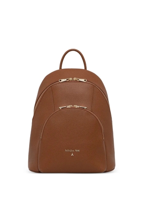 Patrizia Pepe zipped backpack - Brown