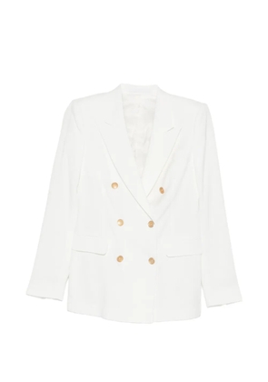 Tagliatore double-breasted V-neck blazer - White