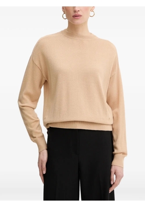 Armani Exchange textured split-back sweater - Neutrals