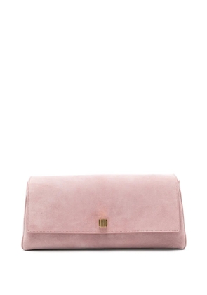 KHAITE Audrey lock clutch bag - Pink