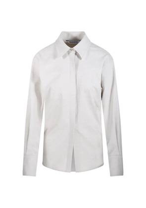 SANDBEIGE long-sleeve buttoned shirt - Grey