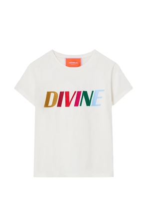 La DoubleJ embroidered T-shirt - White