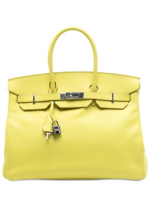Hermès Pre-Owned 2013 Epsom Birkin Retourne 35 handbag - Yellow