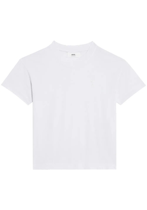 AMI Paris short-sleeve organic cotton T-shirt - White