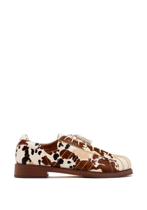 adidas x Clot by Edison Chen Superstar cow-print sneakers - Neutrals