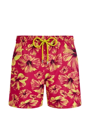 Vilebrequin floral-print swim shorts - Red
