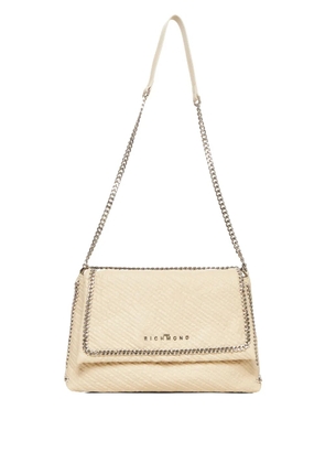 John Richmond chain detail shoulder bag - Neutrals