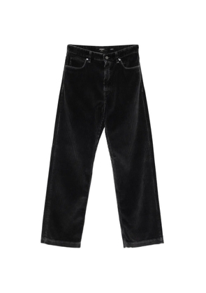 FENDI corduroy straight-leg trousers - Grey