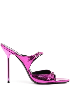 Paris Texas Layla 105mm metallic pumps - Purple