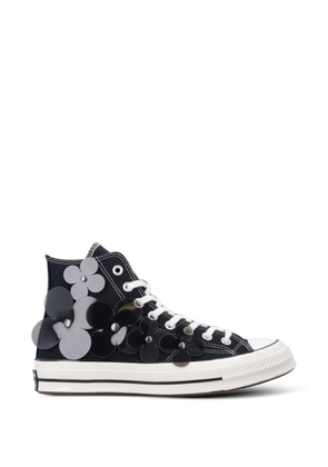 Converse Chuck 70 flower-appliqué sneakers - Black
