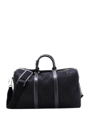 Gucci Pre-Owned Convertible Duffle Bag Jumbo GG Canvas Small travel bag - Black